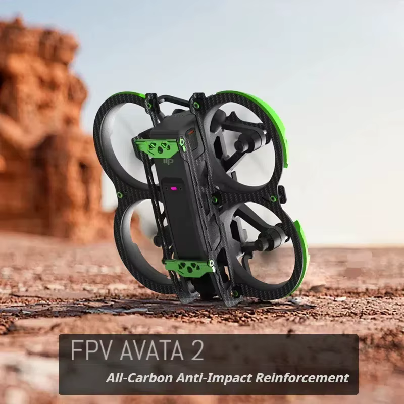 کیت محافظ کامل فیبرکربنی DJI Avata 2 | محافظ ضدضربه و سقوط