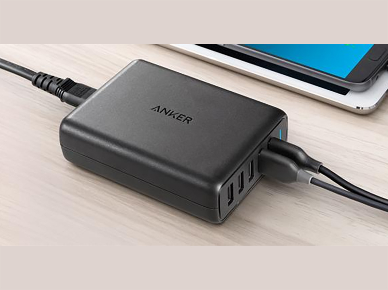 شارژر دیواری و پاورهاب فست شارژ 5 پورت انکر Anker Power Port Speed 5 Quick Charge A2054L11