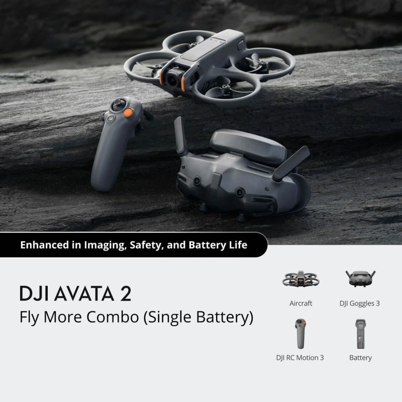 DJI Avata 2 Fly More Combo (تک باتری)