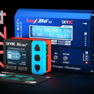 شارژر هوشمند SkyRC B6neo+ با توان 240 وات و جریان 10 آمپر