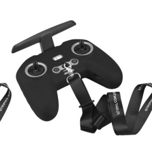 قاب محافظ سیلیکونی  برای ریموت  DJI FPV با بند گردنی مشکی