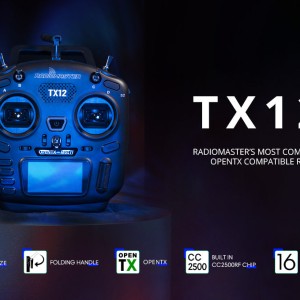 Radiomaster TX12 MKII Radio Controller – رادیوکنترل فشرده و همه‌کاره برای پهپاد، FPV و مدل‌های RC
