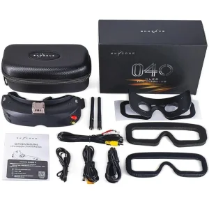 عینک FPV SKY04O PRO اسکای زون | صفحه نمایش OLED با رزولوشن ۱۲۸۰×۷۲۰ و ردیاب سر