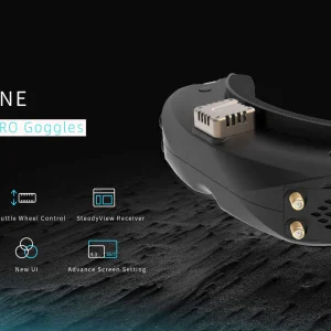 عینک FPV SKY04O PRO اسکای زون | صفحه نمایش OLED با رزولوشن ۱۲۸۰×۷۲۰ و ردیاب سر