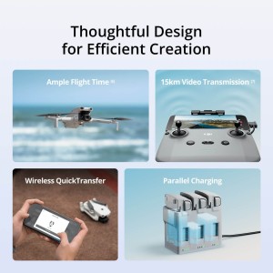پهپاد DJI Lito 1 Fly More Combo (DJI RC-N3) | پکیج کامل پرواز حرفه‌ای