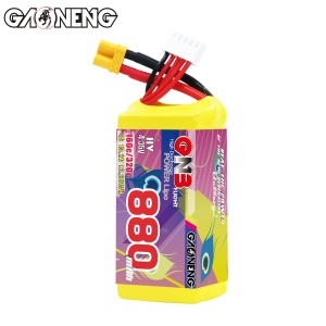 باتری GNB LiHV 4S 880mAh 160C XT30 | باتری حرفه‌ای FPV برند Gaoneng