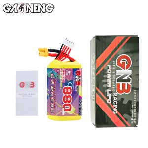 باتری GNB LiHV 4S 880mAh 160C XT30 | باتری حرفه‌ای FPV برند Gaoneng