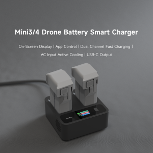 شارژر هوشمند ISDT MC234AC برای DJI Mini 3، Mini 3 Pro و Mini 4 Pro | شارژر دوکاناله 72 وات