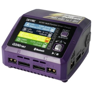 شارژر هوشمند SKYRC Q200neo | شارژر چهارکاناله AC/DC با توان 400W