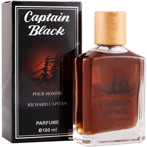 عطر گرمی مردانه مدل کاپیتان بلک