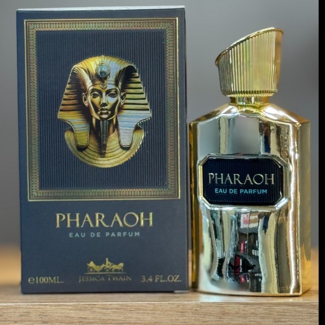 اسانس عطر ادوپرفیوم مردانه جسیکا تواین مدل گرمی فرعون حجم رایحه شیرین
