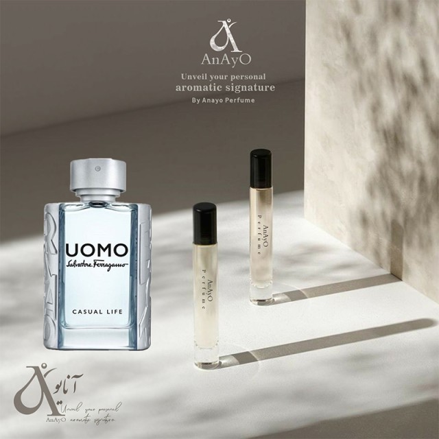 عطر گرمی مردانه سالواتور فراگامو مدل اومو کژوال لایف