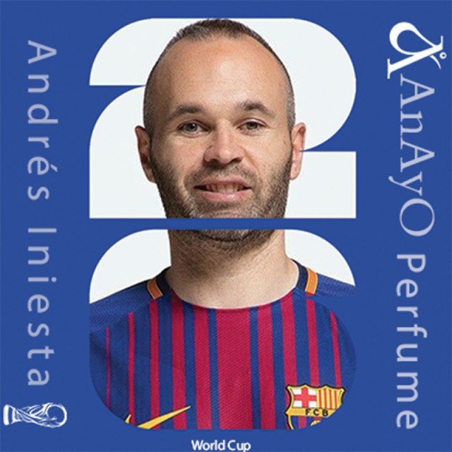 عطر آندرس اینیستا (Andrés Iniesta) | عطر جام جهانی 2026