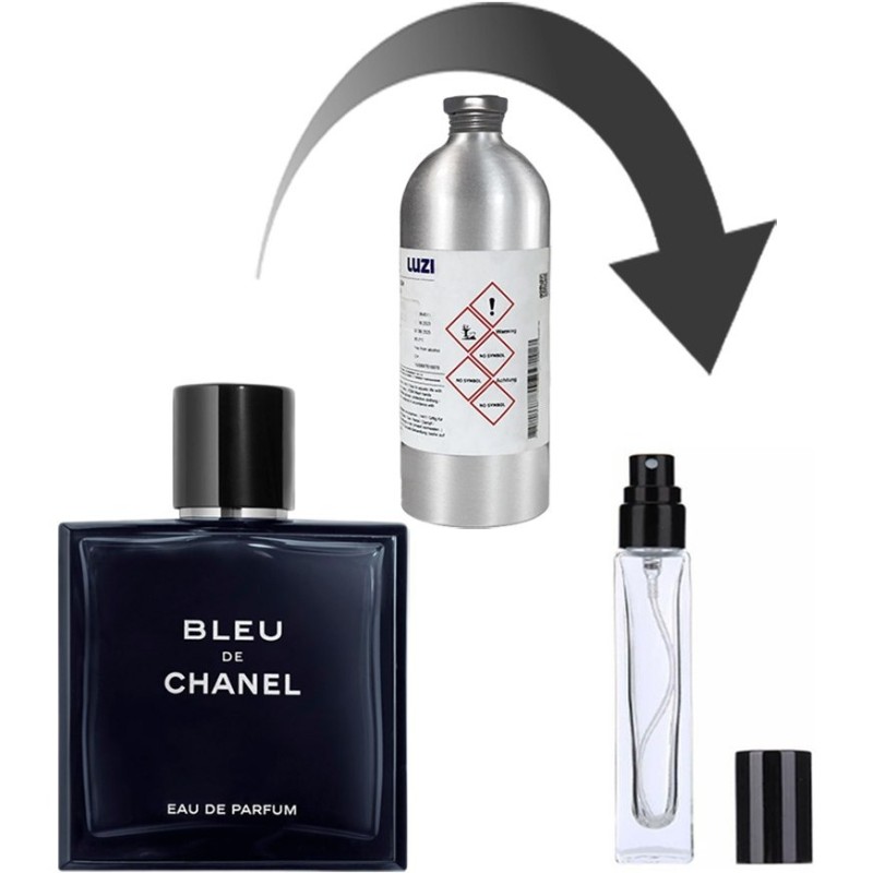 عطر گرمی مدل دکانت عطر بلو شنل - برند لوزی - ادو پرفیوم - میلی