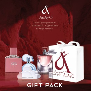 پک عطر زنانه پیشنهاد آنایو (آریانا گراند + لاوی بل لانکوم + زارا ارکید)