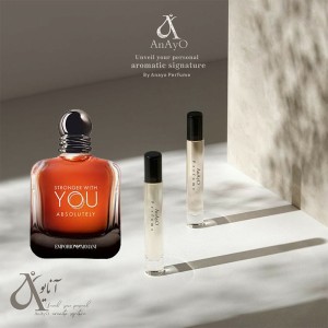 عطر گرمی نمونه فراگرنس ورد مدل پرود آف یو آمبر رایحه آرمانی استرانگر ویت یو امبر حجم میلی