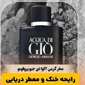 عطر گرمی (اسانس روغنی) آکوا دی جیو بلک مردانه