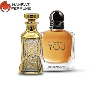 عطر ادکلن جورجیو آرمانی استرانگر ویت یو Giorgio Armani Stronger With You مردانه حجم 100 میل پرفیوم جیوادان (ماندگاری بالا)