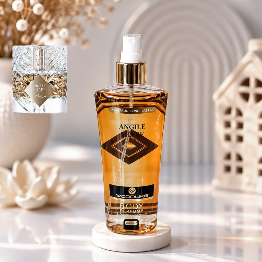 بادی اسپلش بای کیلیان آنجلزشیر وود لایک 250میل Angels’ Share Perfumed Body Splash