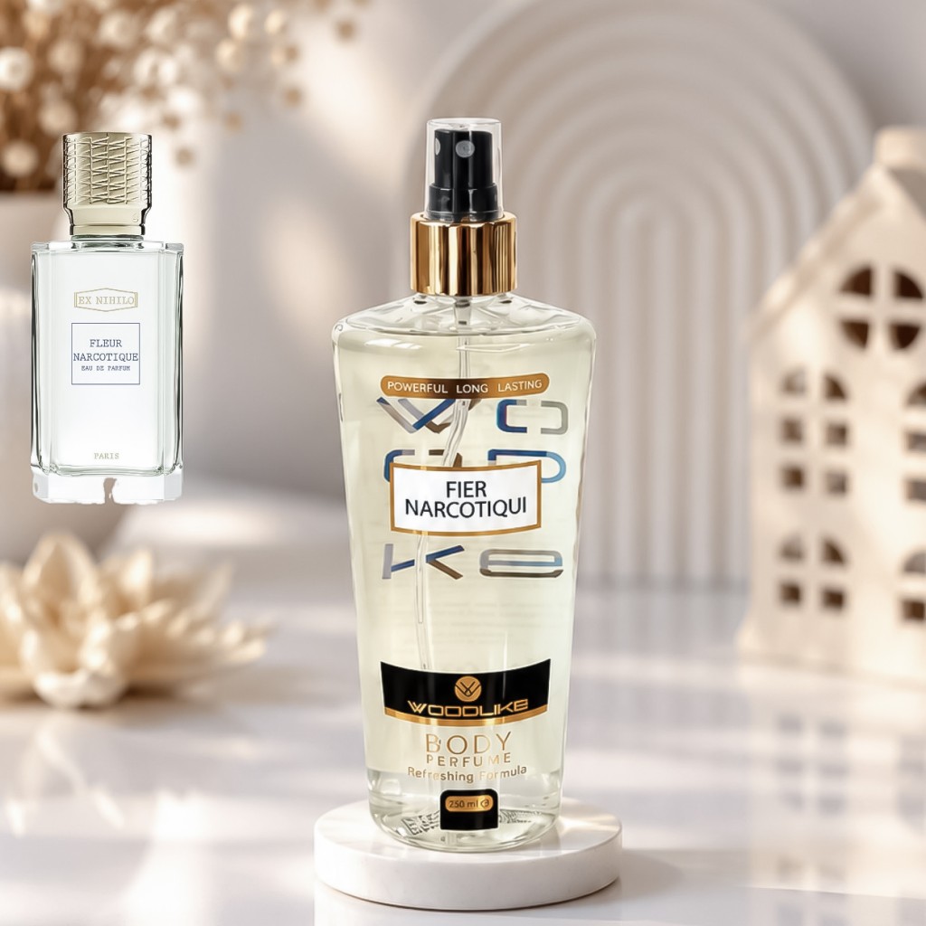 بادی اسپلش فلور نارکوتیک وود لایک 250میل Fleur Narcotique Perfumed Body Splash