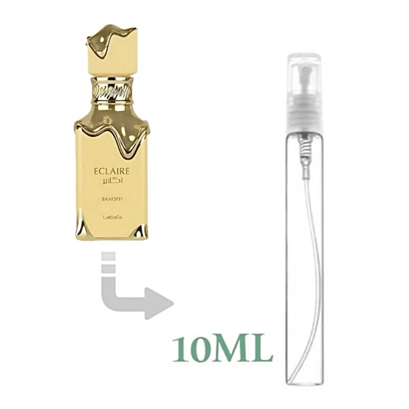 عطر ادکلن لطافه اکلایر بانوفی اورجینال (دکانت 10میل)   Lattafa Eclaire Banoffi