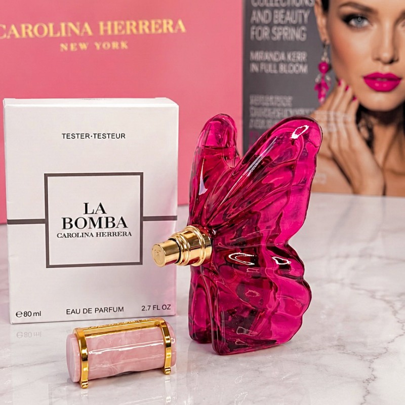 تستر ادوپرفیوم عطر ادکلن کارولینا هررا لا بومبا 80میل  Carolina Herrera La Bomba