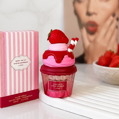 عطر ادکلن مینی لطافه گیو می گورماند مدل بری آن تاپ 50میل  Lattafa Berry on Top