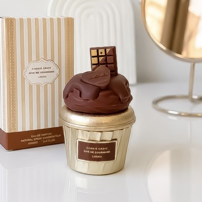 عطر ادکلن مینی لطافه گیو می گورماند مدل کوکی کریو 50میل Lattafa Give Me Gourmand Cookie Crave