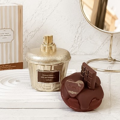 عطر ادکلن مینی لطافه گیو می گورماند مدل کوکی کریو 50میل Lattafa Give Me Gourmand Cookie Crave