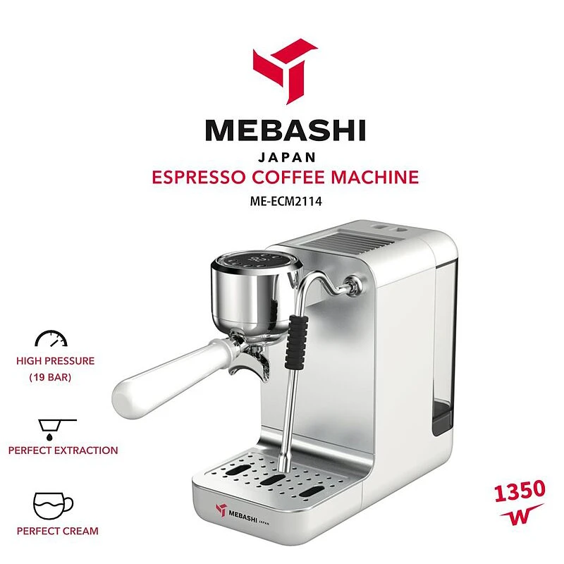 اسپرسوساز مباشی مدل ECM2114 ظرفیت ۱.۴ لیتر