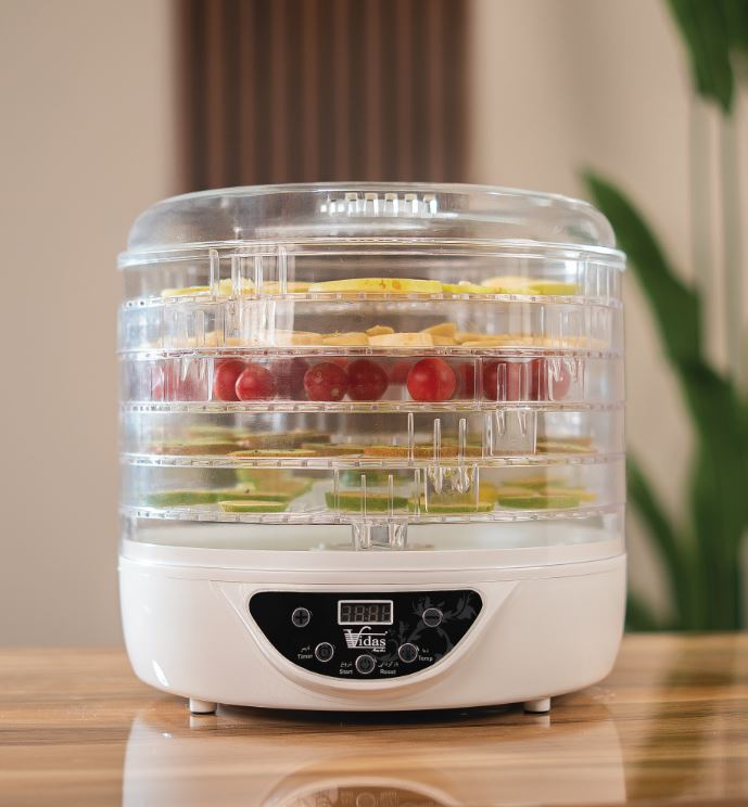 میوه خشک کن ویداس مدل VIR-5121 ظرفیت ۵ طبقه