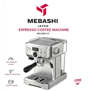 اسپرسو ساز نیمه‌صنعتی 1.8 لیتری مباشی مدل ECM 2110