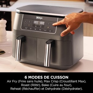 سرخ‌کن دوقلو بدون روغن نینجا مدل DZ-300