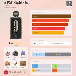 عطر ادکلن ناین پی ام نایت اوت افنان امارات  Afnan 9 PM Night Out
