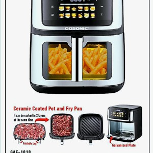 سرخ کن بدون روغن گوسونیک مدل GAF-1010 ظرفیت ۱۰ لیتر
