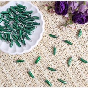پلاک آویزی میوه طرح خیار  رنگ ثابت (فروش بصورت عمده و تک)