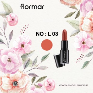 رژ لب جامد فلورمار ( لانگ ورینگ کد L03 )