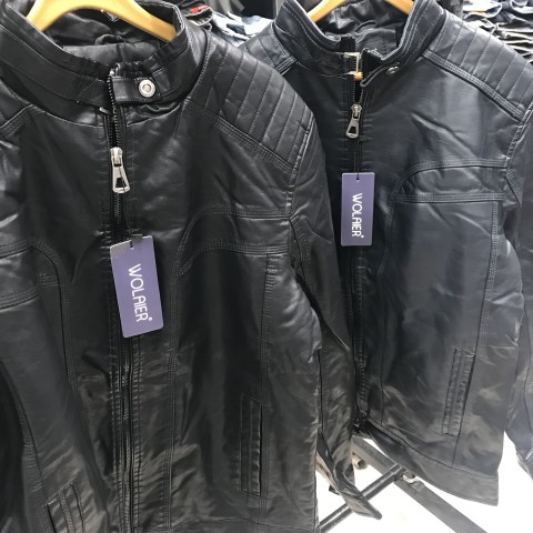 کاپشن چرم WOLIER سایزبزرگ