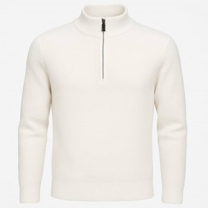 پلیور نیم زیپ ساده