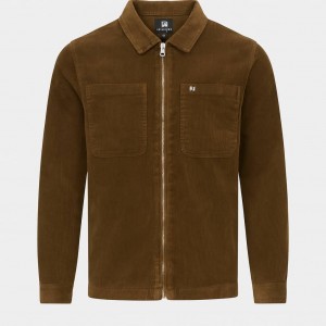 ژاکت تمام زیپ مخمل کبریتی قواره بزرگ