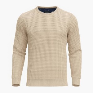 پلیور بافت زنبوری یقه گرد