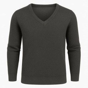 پلیور بافت یقه هفت قواره دار