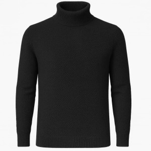 پلیور بافت یقه ایستاده ( اسکی ) قواره دار