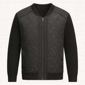 کاپشن ابر دوزی آستین کشباف