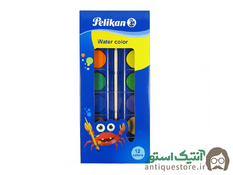 آبرنگ 12 رنگ پلیکان