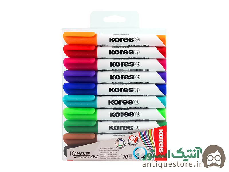 ماژیک وایت برد کورس ( پک 10 رنگ )