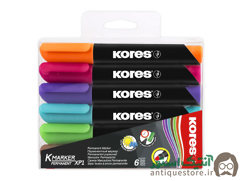 ماژیک معمولی کورس ( پک 6 رنگ )