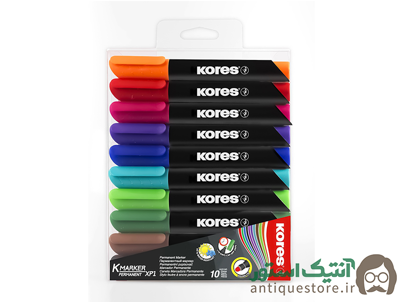 ماژیک معمولی کورس ( پک 10 رنگ )