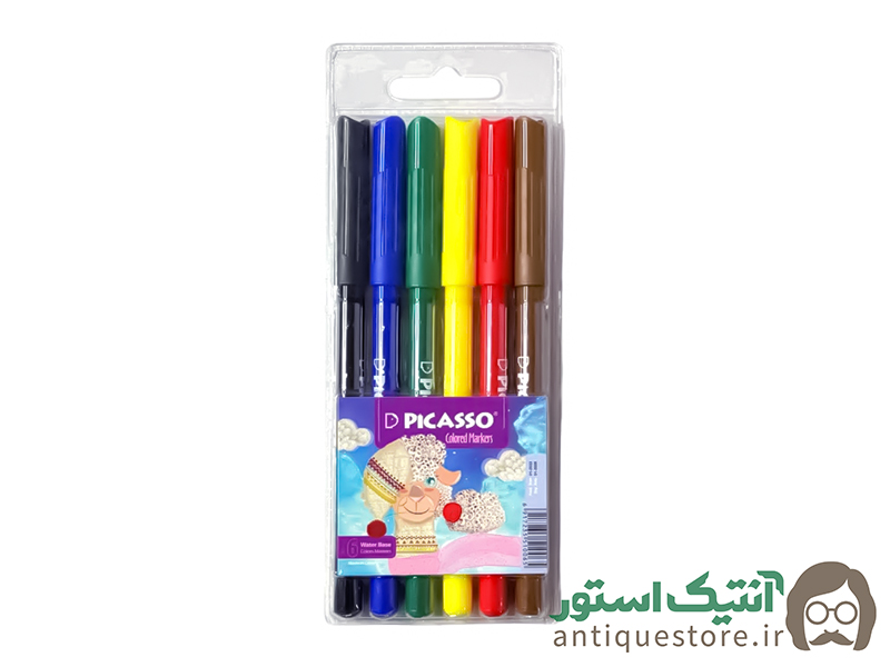 ماژیک رنگ آمیزی پیکاسو ( بسته 6 رنگ )