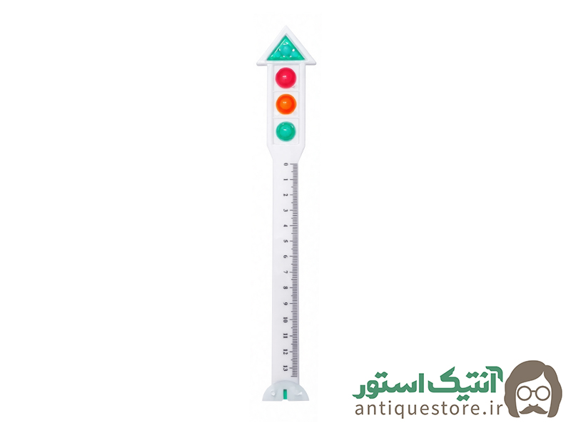 خط کش خاطره انگیز چراغ راهنمایی